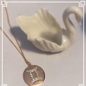 Gemini gold necklace charmed aroma